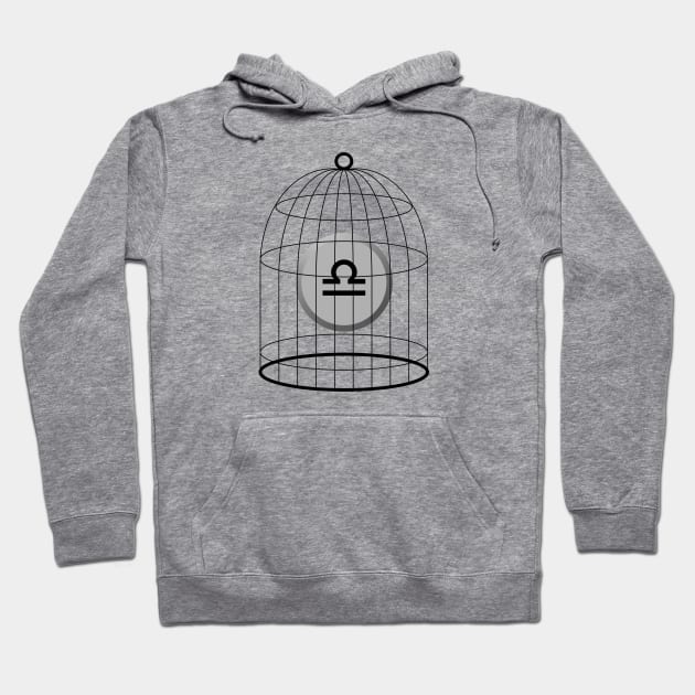 Libra Stellazzio In a Cage Hoodie by inotyler